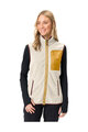 VAUDE Fahrradweste - ROSEMOOR FLEECE - Elfenbein/Gelb