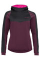 VAUDE Langarm Fahrradtrikot für den Winter - QUIMSA LS - bordeaux/Rosa/Schwarz