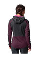 VAUDE Langarm Fahrradtrikot für den Winter - QUIMSA LS - bordeaux/Rosa/Schwarz