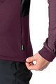 VAUDE Langarm Fahrradtrikot für den Winter - QUIMSA LS - bordeaux/Rosa/Schwarz