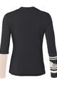 VAUDE Langarm Fahrrad-Shirt - MONVISO MERINO - Schwarz/Beige