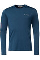 VAUDE Langarm Fahrrad-Shirt - MONVISO MERINO - Blau