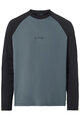 VAUDE Langarm Fahrradtrikot für den Sommer - LOAMER - Grau/Schwarz