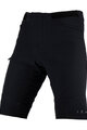 LEATT Fahrradshorts ohne Träger - MTB TRAIL 2.0 - Schwarz