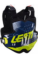 LEATT Brust- und Rückenprotektor - CHEST PROTECTOR 1.5 TORQUE - Schwarz/Blau/Gelb