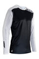 LEATT Langarm Fahrradtrikot für den Sommer - MTB ENDURO 4.0 - Weiß/Schwarz