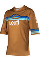LEATT Kurzarm Fahrradtrikot - MTB ENDURO 3.0 - Braun