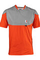 LEATT Kurzarm Fahrradtrikot - MTB ALLMOUNTAIN 3.0 - Rot/Grau
