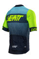 LEATT Kurzarm Fahrradtrikot - MTB ENDURANCE 6.0 - Grün/Blau