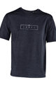 LEATT Kurzarm Fahrradtrikot - MTB TRAIL 1.0 - Schwarz