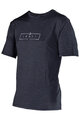 LEATT Kurzarm Fahrradtrikot - MTB TRAIL 1.0 - Schwarz