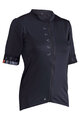 LEATT Kurzarm Fahrradtrikot - MTB ENDURANCE 5.0 W - Schwarz