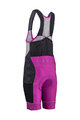 LEATT Kurze Fahrradhose mit Trägern - BIB MTB ENDURANCE 5.0 W - Lila
