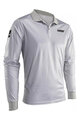 LEATT Langarm Fahrrad-Shirt - POLO TEAM LONG - Weiß