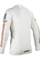 LEATT Langarm Fahrradtrikot für den Sommer - MTB ENDURO 4.0 - Weiß