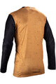 LEATT Langarm Fahrradtrikot für den Sommer - MTB ENDURO 4.0 - Braun/Schwarz
