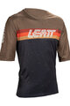 LEATT Kurzarm Fahrradtrikot - MTB ENDURO 3.0 - Schwarz