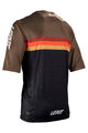 LEATT Kurzarm Fahrradtrikot - MTB ENDURO 3.0 - Schwarz