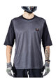LEATT Kurzarm Fahrradtrikot - MTB ENDURO 3.0 - Grau/Schwarz