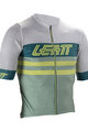LEATT Kurzarm Fahrradtrikot - MTB ENDURANCE 6.0 - Grün/Grau