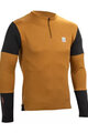 LEATT Langarm Fahrradtrikot für den Winter - MTB TRAIL 4.0 - Braun
