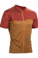LEATT Kurzarm Fahrradtrikot - MTB TRAIL 3.0 - Braun/Rot