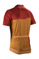 LEATT Kurzarm Fahrradtrikot - MTB TRAIL 3.0 - Braun/Rot