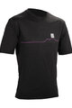 LEATT Kurzarm Fahrradtrikot - MTB TRAIL 1.0 - Schwarz