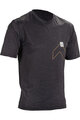 LEATT Kurzarm Fahrradtrikot - MTB TRAIL 1.0 X-FLOW - Schwarz
