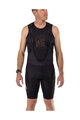 LEATT Kurze Fahrradhose mit Trägern - BIB MTB ENDURANCE 6.0 - Schwarz