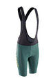 LEATT Kurze Fahrradhose mit Trägern - BIB MTB ENDURANCE 6.0 - Grün