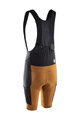 LEATT Kurze Fahrradhose mit Trägern - BIB MTB ENDURANCE 5.0 - Schwarz/Braun