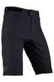 LEATT Fahrradshorts ohne Träger - MTB TRAIL 3.0 - Schwarz