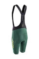 LEATT Kurze Fahrradhose mit Trägern - BIB MTB ENDURANCE 6.0 W - Grün