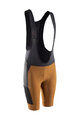 LEATT Kurze Fahrradhose mit Trägern - BIB MTB ENDURANCE 5.0 W - Braun/Schwarz