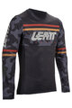 LEATT Langarm Fahrradtrikot für den Sommer - MTB GRAVITY 4.0 - Schwarz