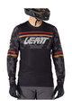 LEATT Langarm Fahrradtrikot für den Sommer - MTB GRAVITY 4.0 - Schwarz