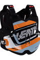 LEATT Brust- und Rückenprotektor - CHEST PROTECTOR TORQUE 1.5 - Schwarz/Orange