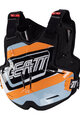 LEATT Brust- und Rückenprotektor - CHEST PROTECTOR TORQUE 1.5 - Schwarz/Orange