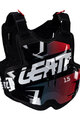 LEATT Brust- und Rückenprotektor - CHEST PROTECTOR TORQUE 1.5 - Schwarz/Rot