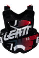 LEATT Brust- und Rückenprotektor - CHEST PROTECTOR TORQUE 1.5 - Schwarz/Rot