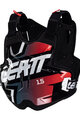 LEATT Brust- und Rückenprotektor - CHEST PROTECTOR TORQUE 1.5 - Schwarz/Rot