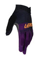 LEATT Langfinger-Fahrradhandschuhe - MTB 1.0 GRIPR W - Lila