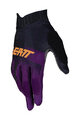 LEATT Langfinger-Fahrradhandschuhe - MTB 1.0 GRIPR W - Lila