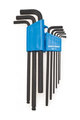 PARK TOOL Schlüsselsatz - SET ALLEN WRENCHES PT-HXS-1-2 - Blau/Schwarz