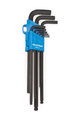 PARK TOOL Schlüsselsatz - SET ALLEN WRENCHES PT-HXS-1-2 - Blau/Schwarz