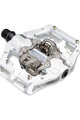 LEATT Pedale - GRAVITY 6.0 CLIP-IN - Silber