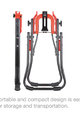 SUPER B Fahrradständer - HOLDER TB-PF25 - Orange