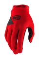 100% SPEEDLAB Langfinger-Fahrradhandschuhe - RIDECAMP JR - Rot