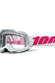 100% SPEEDLAB Fahrradsonnenbrille - ACCURI 2 - Weiß/Rosa